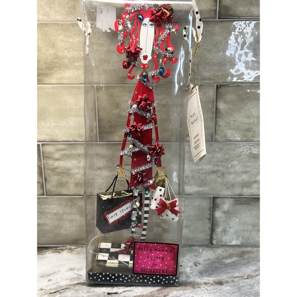 SILVESTRI JOEY XL 17" CHRISTMAS TRIMMED REDHEAD SHOPPER BEST STRESSED DOLLY MAMA - Picture 1 of 15